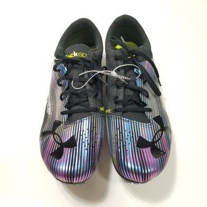 COPY - Under Armour Metallic Print Racing Cleat Shoes Size 15